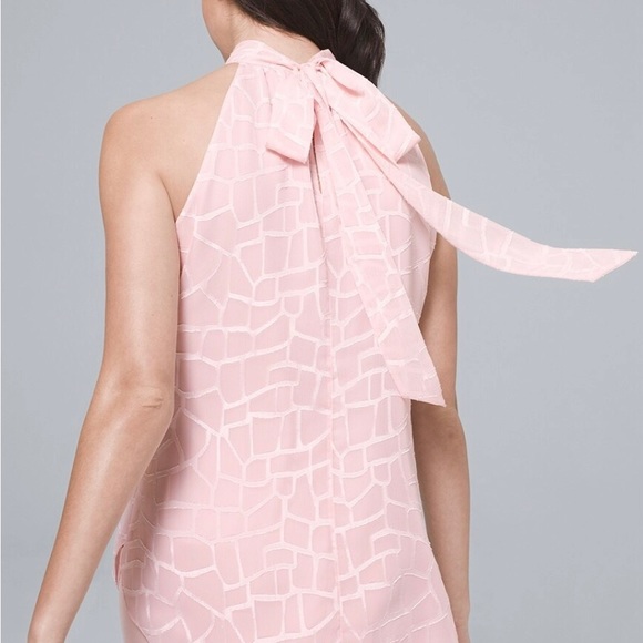 White House Black Market. Blush Pink top.  Size 8 but (imo fits slightly small) - Picture 3 of 8